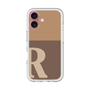 Slim Protection Premium Case［ オリジナル - initial two tone - R brown ］