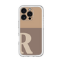 Slim Protection Premium Case［ オリジナル - initial two tone - R brown ］