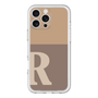 Slim Protection Premium Case［ オリジナル - initial two tone - R brown ］