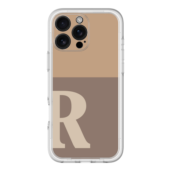 Slim Protection Premium Case［ オリジナル - initial two tone - R brown ］