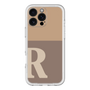 Slim Protection Premium Case［ オリジナル - initial two tone - R brown ］
