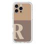Slim Protection Premium Case［ オリジナル - initial two tone - R brown ］
