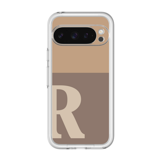 Slim Protection Premium Case［ オリジナル - initial two tone - R brown ］
