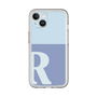 Slim Protection Premium Case［ オリジナル - initial two tone - R blue ］