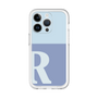 Slim Protection Premium Case［ オリジナル - initial two tone - R blue ］
