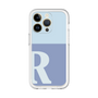 Slim Protection Premium Case［ オリジナル - initial two tone - R blue ］