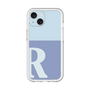 Slim Protection Premium Case［ オリジナル - initial two tone - R blue ］