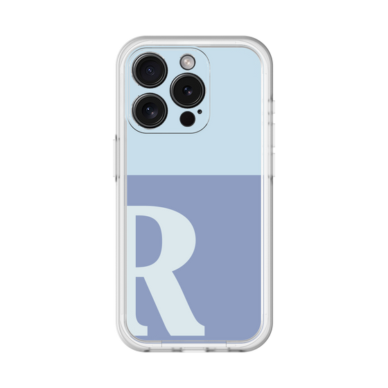 Slim Protection Premium Case［ オリジナル - initial two tone - R blue ］