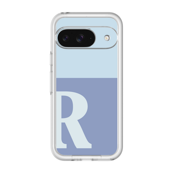 Slim Protection Premium Case［ オリジナル - initial two tone - R blue ］