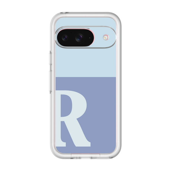 Slim Protection Premium Case［ オリジナル - initial two tone - R blue ］