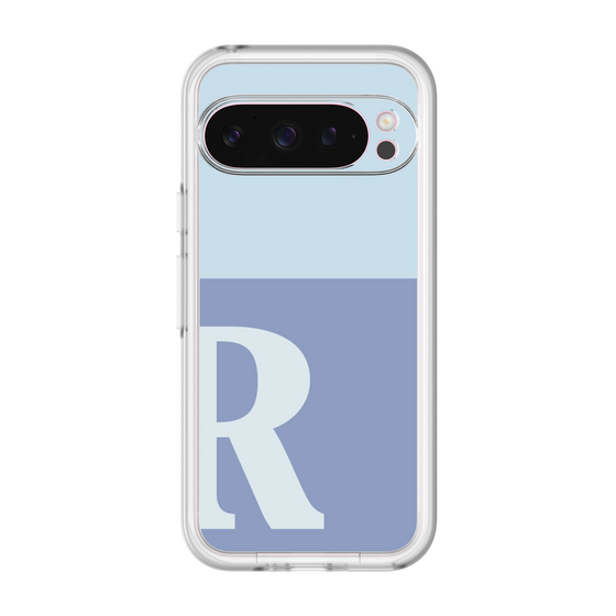 Slim Protection Premium Case［ オリジナル - initial two tone - R blue ］
