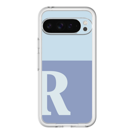 Slim Protection Premium Case［ オリジナル - initial two tone - R blue ］