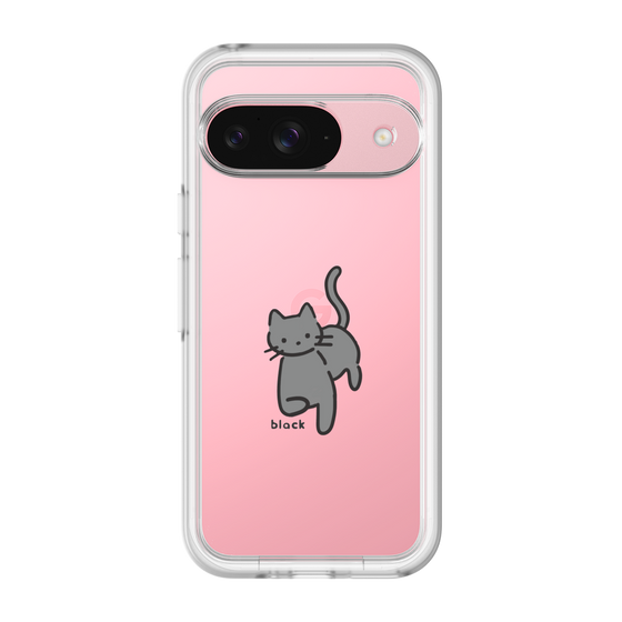 Slim Protection Premium Case［ オリジナル - CASEPLAYネコ - black ］