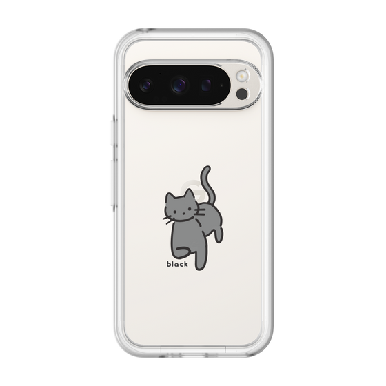 Slim Protection Premium Case［ オリジナル - CASEPLAYネコ - black ］