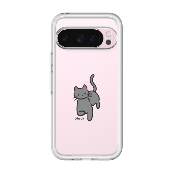 Slim Protection Premium Case［ オリジナル - CASEPLAYネコ - black ］