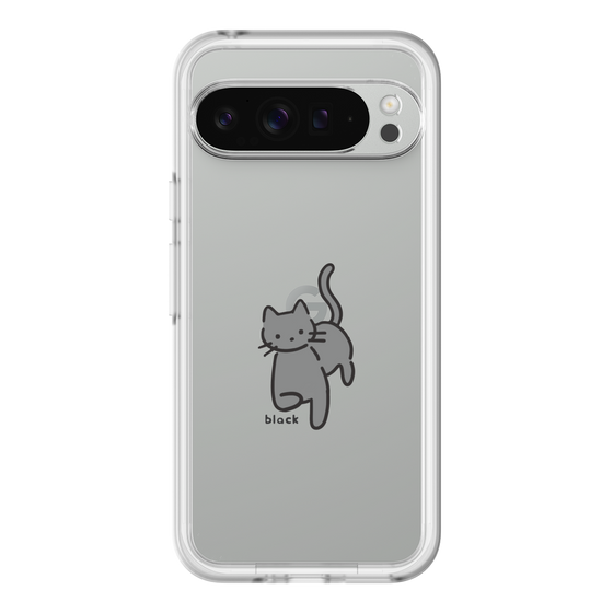 Slim Protection Premium Case［ オリジナル - CASEPLAYネコ - black ］