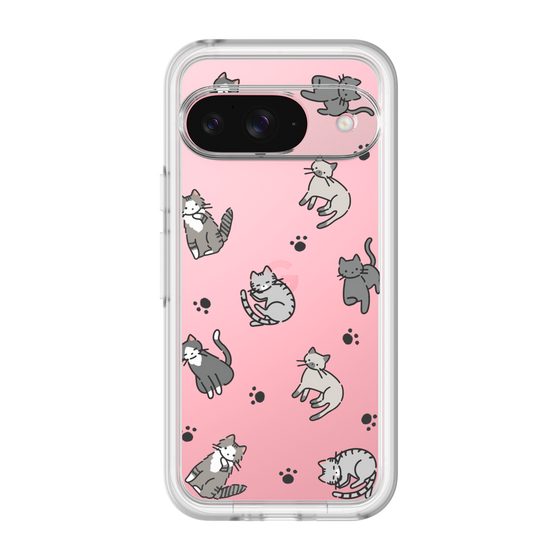 Slim Protection Premium Case［ オリジナル - CASEPLAYネコ総柄 - color ］