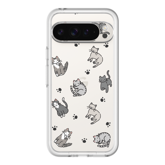 Slim Protection Premium Case［ オリジナル - CASEPLAYネコ総柄 - color ］