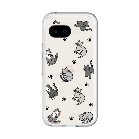 Slim Protection Premium Case［ Original - CASEPLAY Cat All-over Pattern - color ］