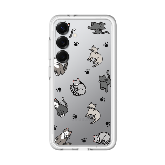 Slim Protection Premium Case［ Original - CASEPLAY Cat All-over Pattern - color ］