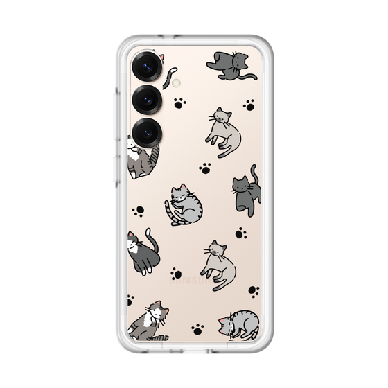 Slim Protection Premium Case［ Original - CASEPLAY Cat All-over Pattern - color ］