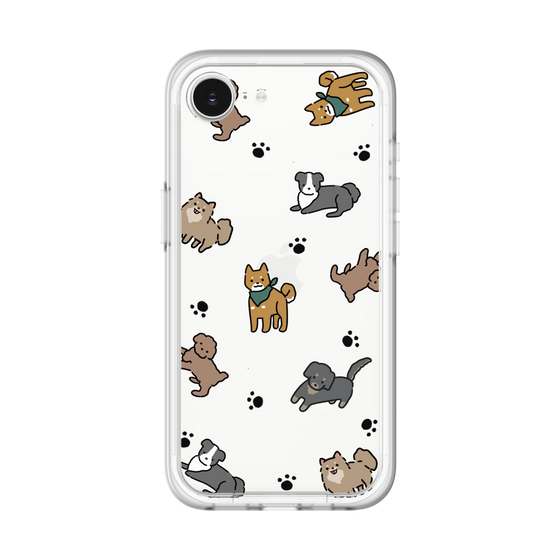 Slim Protection Premium Case［ Original - CASEPLAY Dog All-over Pattern - color ］