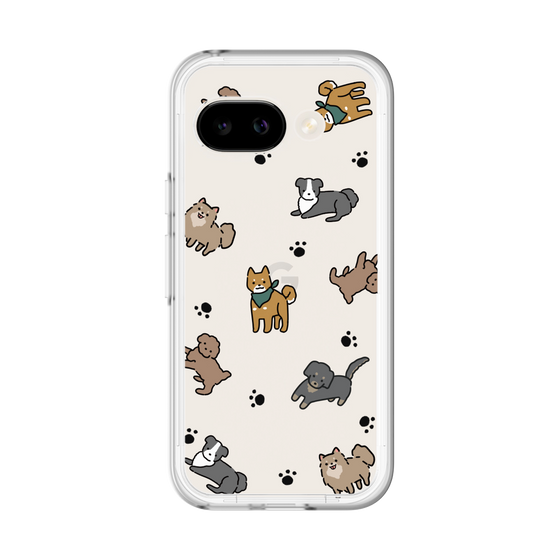 Slim Protection Premium Case［ Original - CASEPLAY Dog All-over Pattern - color ］