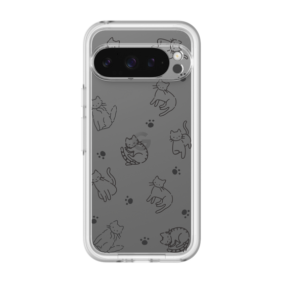 Slim Protection Premium Case［ オリジナル - CASEPLAYネコ総柄 - black ］