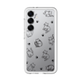 Slim Protection Premium Case［ Original - CASEPLAY Cat All-over Pattern - black ］