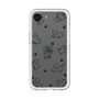 Slim Protection Premium Case［ Original - CASEPLAY Dog All-over Pattern - black ］
