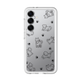 Slim Protection Premium Case［ Original - CASEPLAY Dog All-over Pattern - black ］