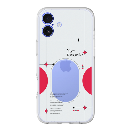 Slim Protection Premium Case［ Original - Instax Case - Red ］