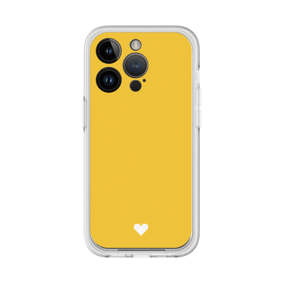 Slim Protection Premium Case［ Original - Favorite Color Heart - Yellow ］