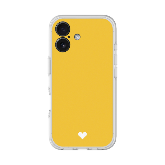 Slim Protection Premium Case［ Original - Favorite Color Heart - Yellow ］