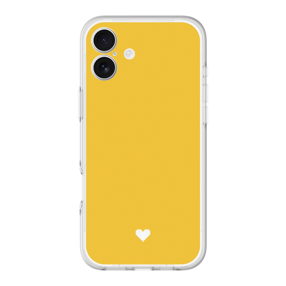 Slim Protection Premium Case［ Original - Favorite Color Heart - Yellow ］