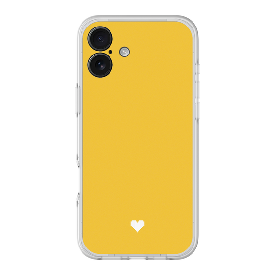 Slim Protection Premium Case［ Original - Favorite Color Heart - Yellow ］
