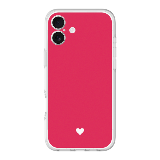 Slim Protection Premium Case［ Original - Favorite Color Heart - Red ］