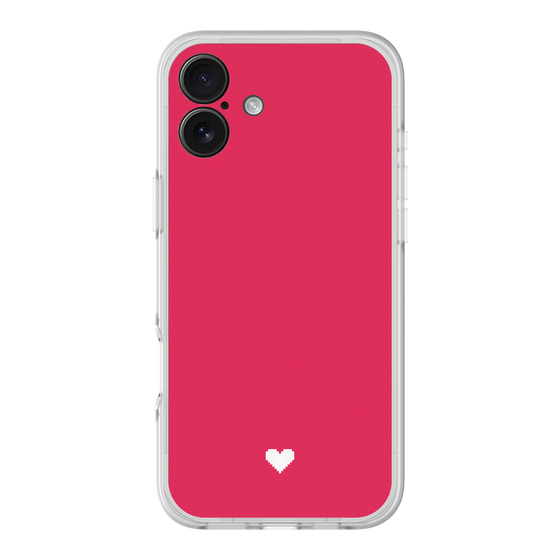 Slim Protection Premium Case［ Original - Favorite Color Heart - Red ］