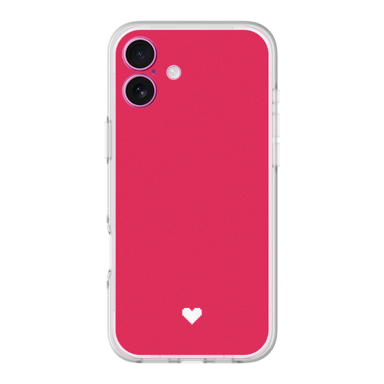 Slim Protection Premium Case［ Original - Favorite Color Heart - Red ］