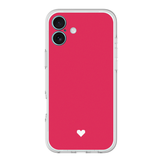 Slim Protection Premium Case［ Original - Favorite Color Heart - Red ］