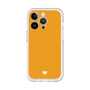 Slim Protection Premium Case［ Original - Favorite Color Heart - Orange ］
