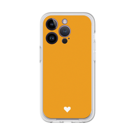 Slim Protection Premium Case［ Original - Favorite Color Heart - Orange ］