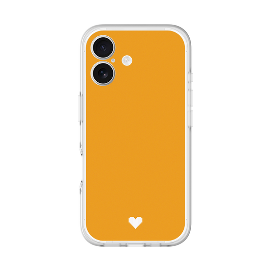 Slim Protection Premium Case［ Original - Favorite Color Heart - Orange ］