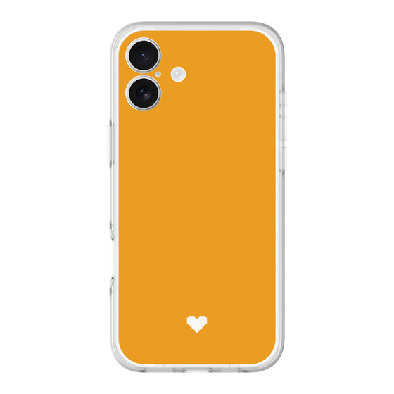 Slim Protection Premium Case［ Original - Favorite Color Heart - Orange ］