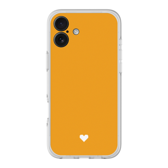 Slim Protection Premium Case［ Original - Favorite Color Heart - Orange ］