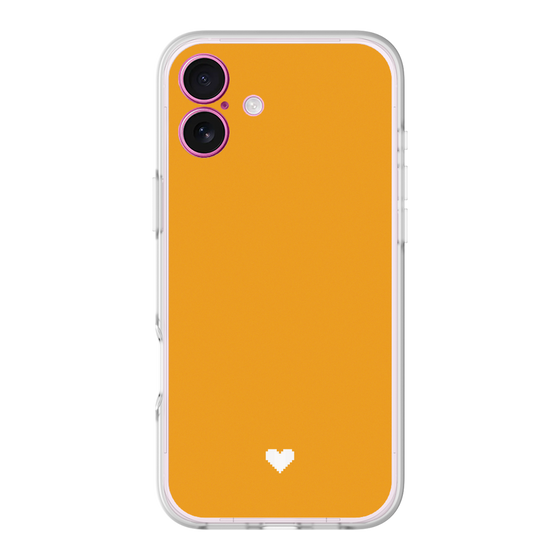 Slim Protection Premium Case［ Original - Favorite Color Heart - Orange ］