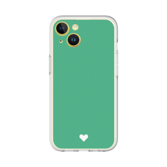 Slim Protection Premium Case［ Original - Favorite Color Heart - Green ］
