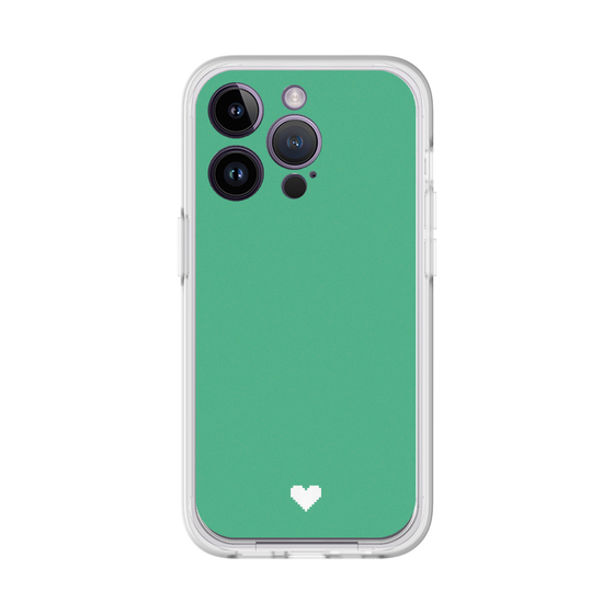 Slim Protection Premium Case［ Original - Favorite Color Heart - Green ］