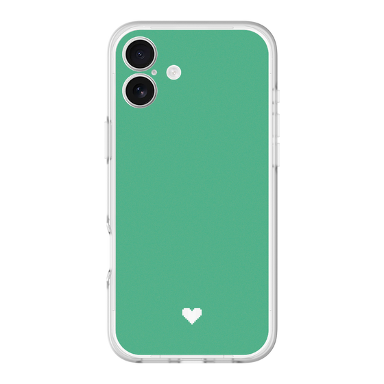 Slim Protection Premium Case［ Original - Favorite Color Heart - Green ］