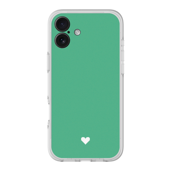 Slim Protection Premium Case［ Original - Favorite Color Heart - Green ］